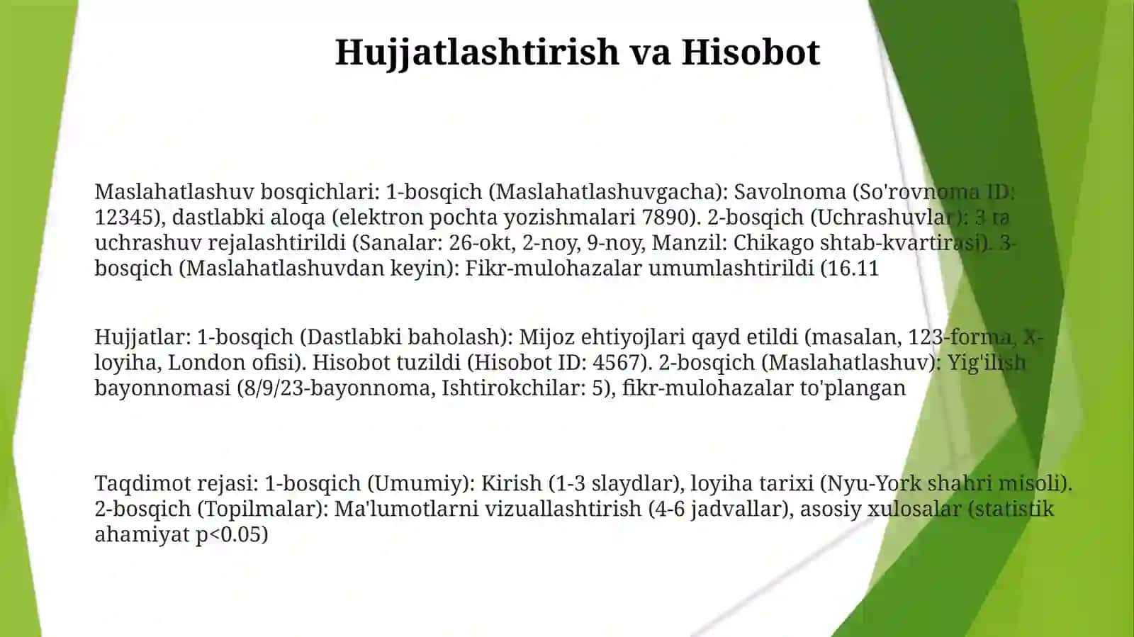Konsultatsiya bosqichlari 3