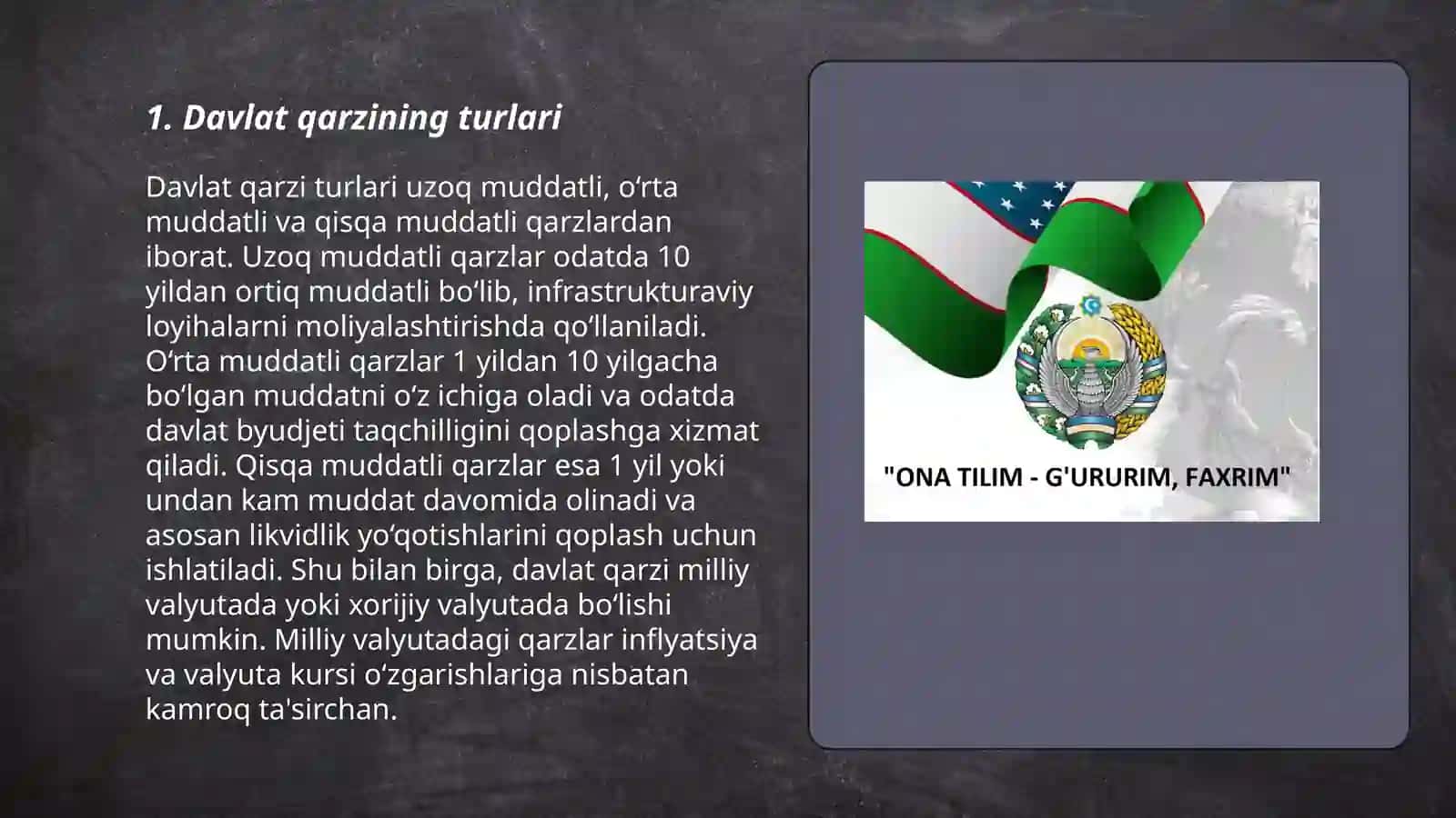 Davlat qarzi va byudjet taqchilligi 3