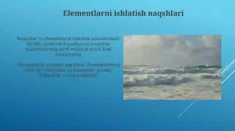Elementlarni ishlatish naqshlari 3