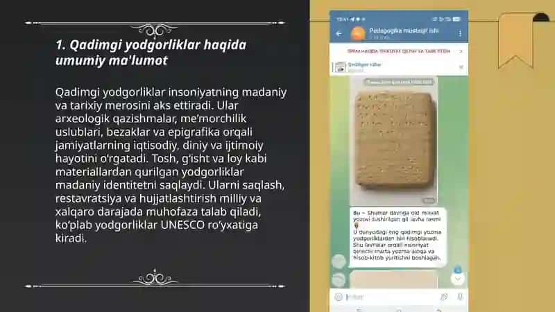 Qadimgi yodgorliklar haqida malumot 3