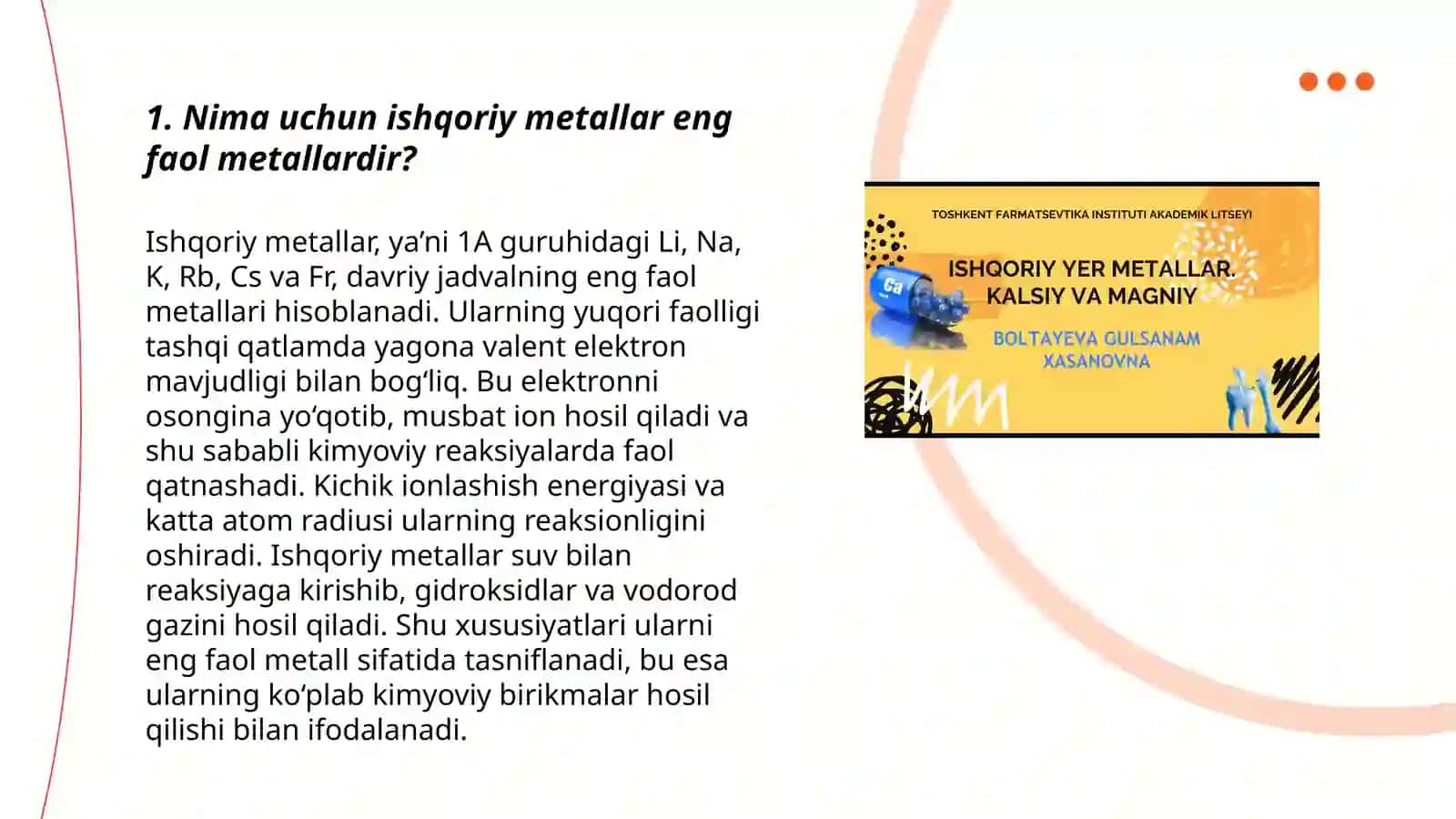 Ishqoriy metallar 3