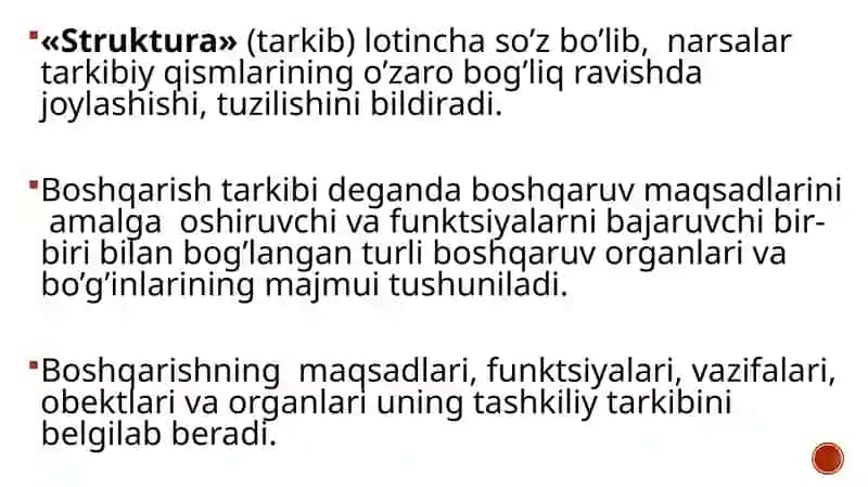 Boshqaruvning tashkiliy strukturasi 3