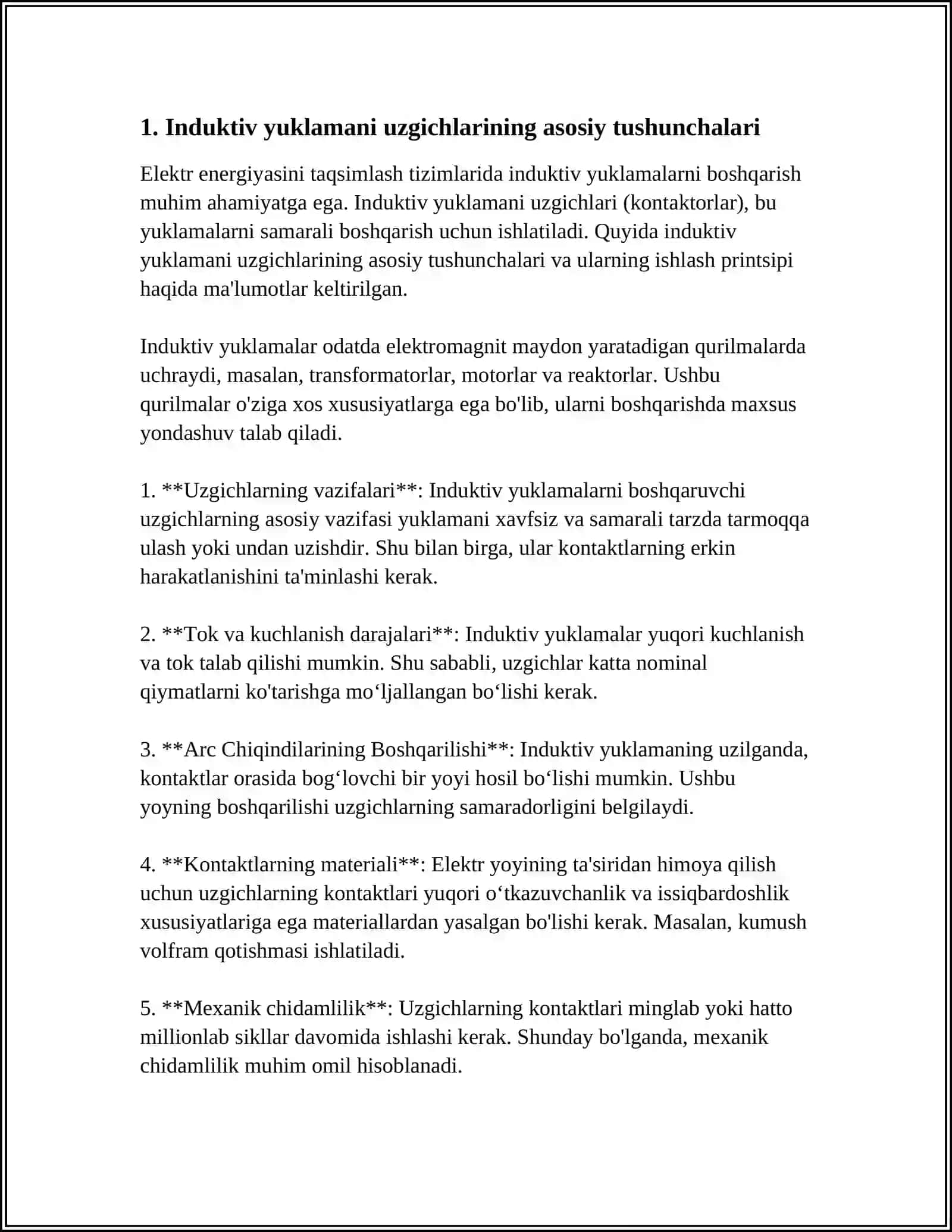 INDUKTIV YUKLAMANI UZGICHLARI 3