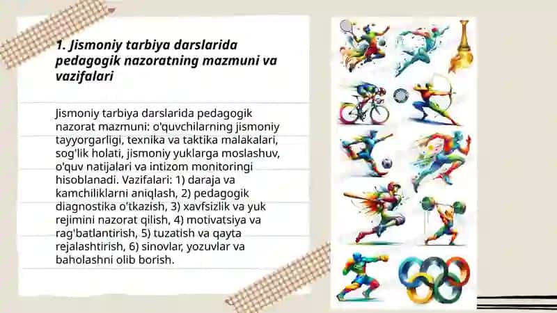 Jismoniy tarbiya darslarida pedagogik nazorat 3