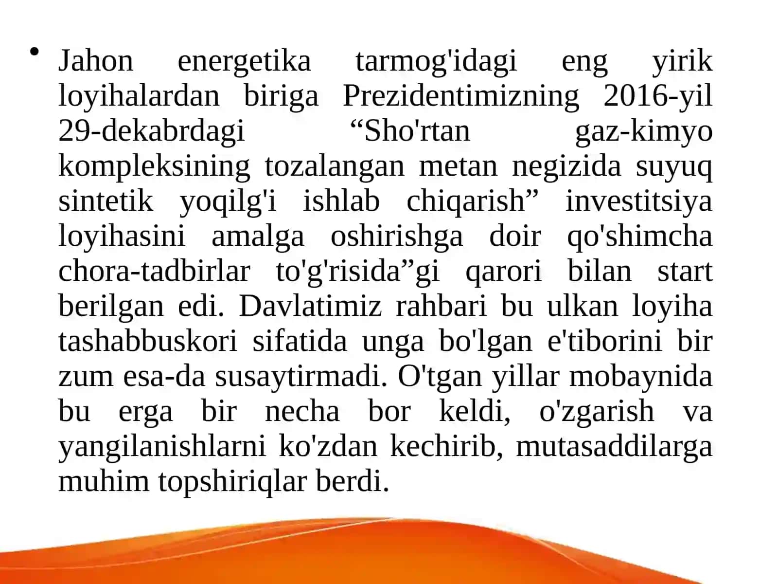 Uzbekistan GTL zavodi 3