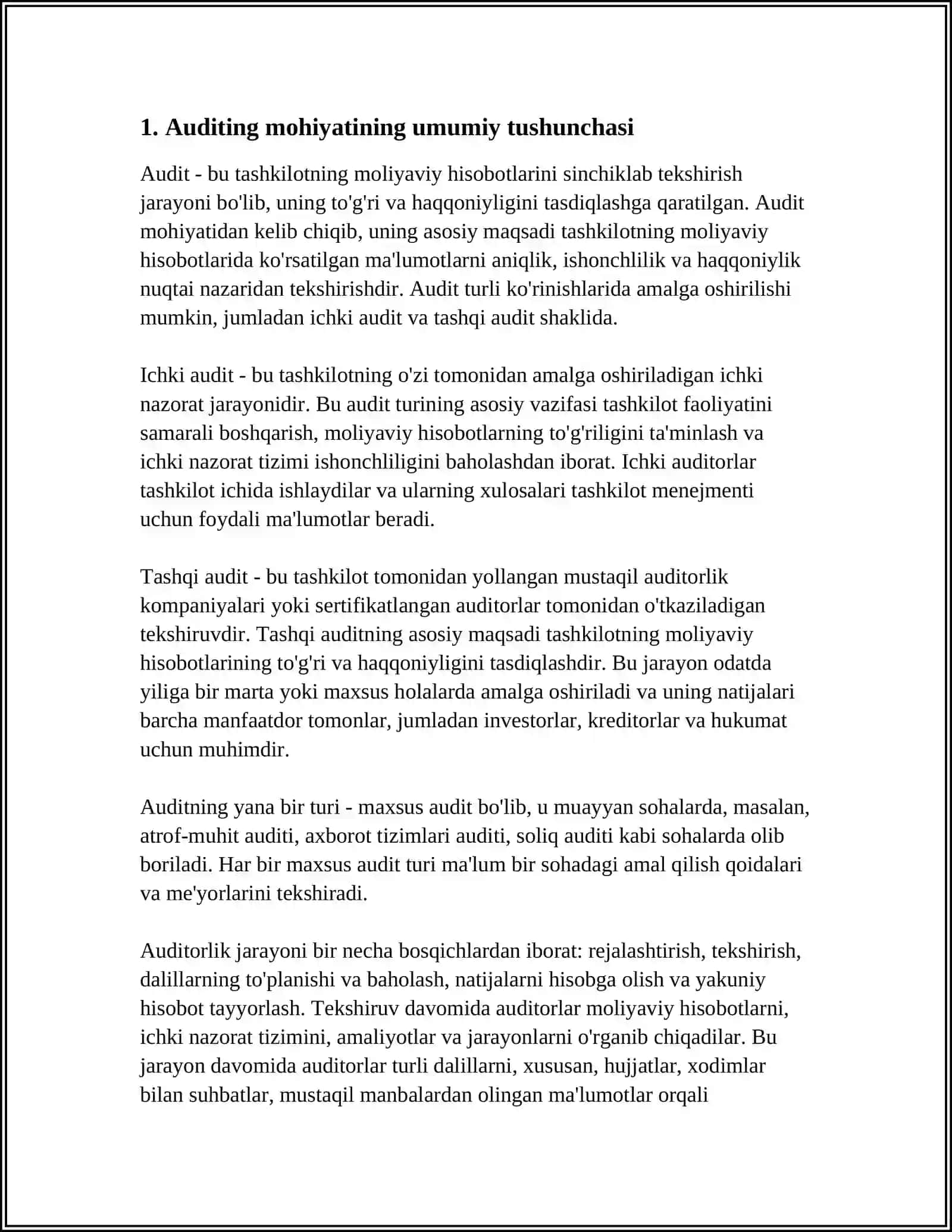 AUDITNING MOHIYATI VA RIVOJLANISH TARIXI 3