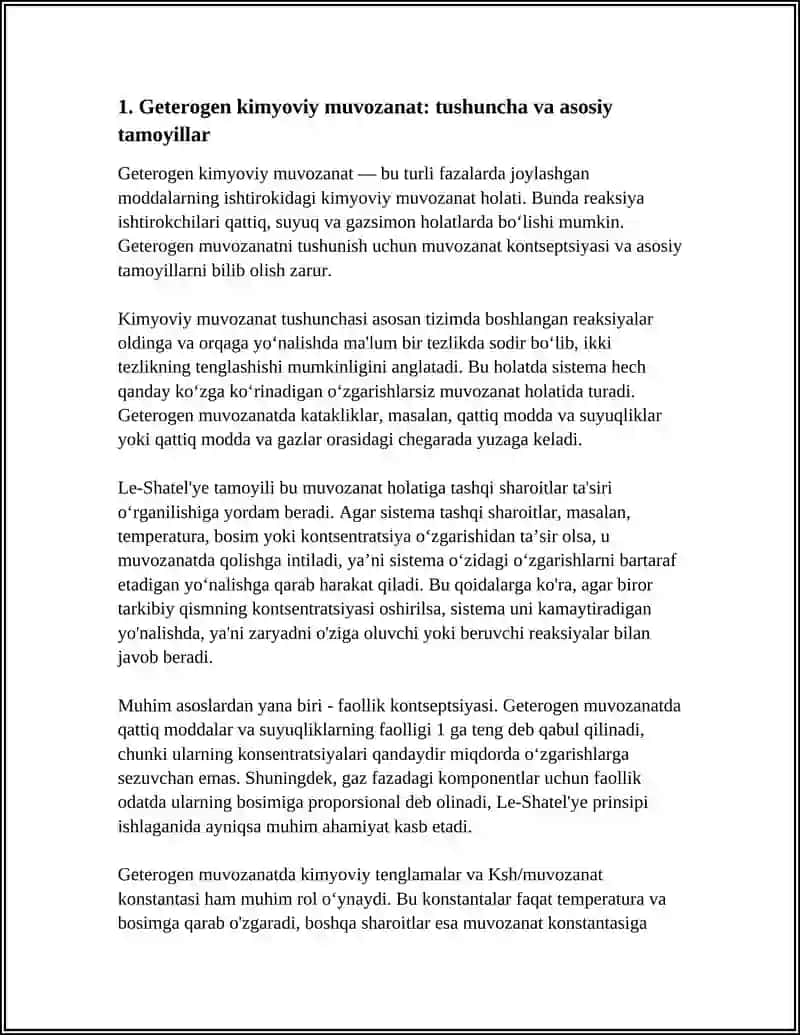 GETEROGEN KIMYOVIY MUVOZANAT 3