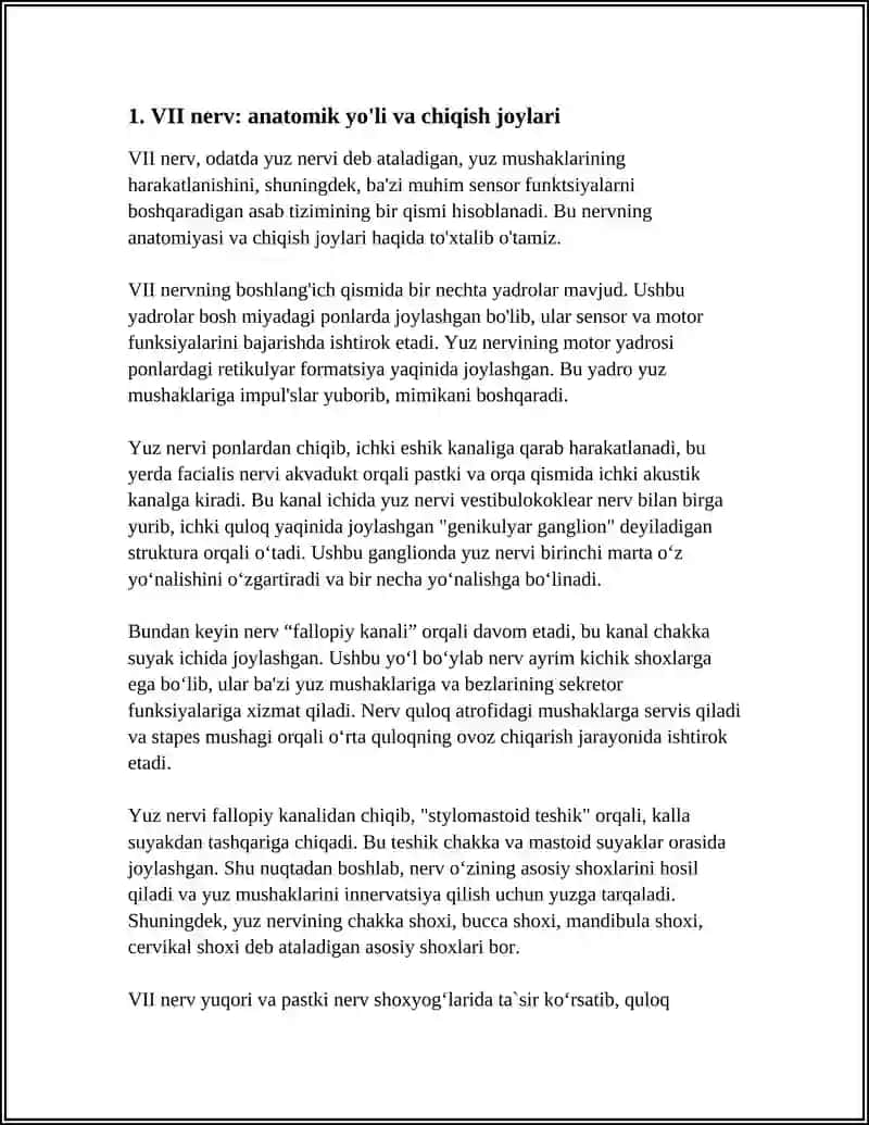 VII - IX, JUFT BOSH MIYA NERVLARI 3