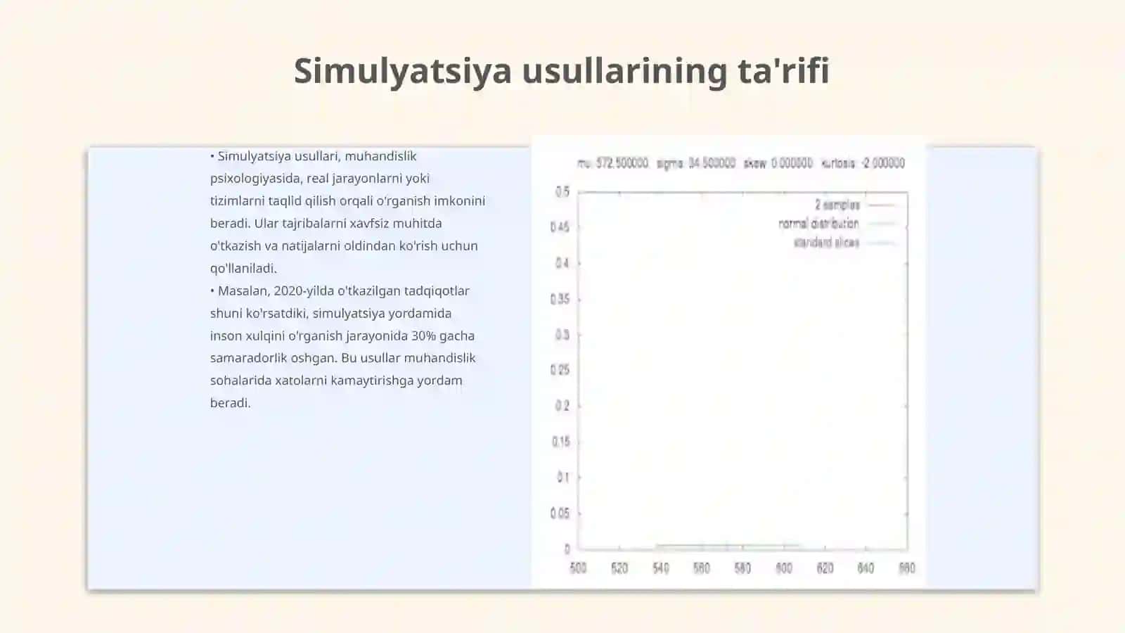 Muhandislik psihalogiyasining simulyatsiya usullari 3
