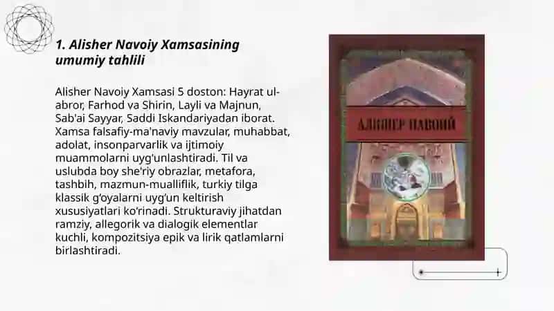Alisher Navoiy asarlari tahlili 3
