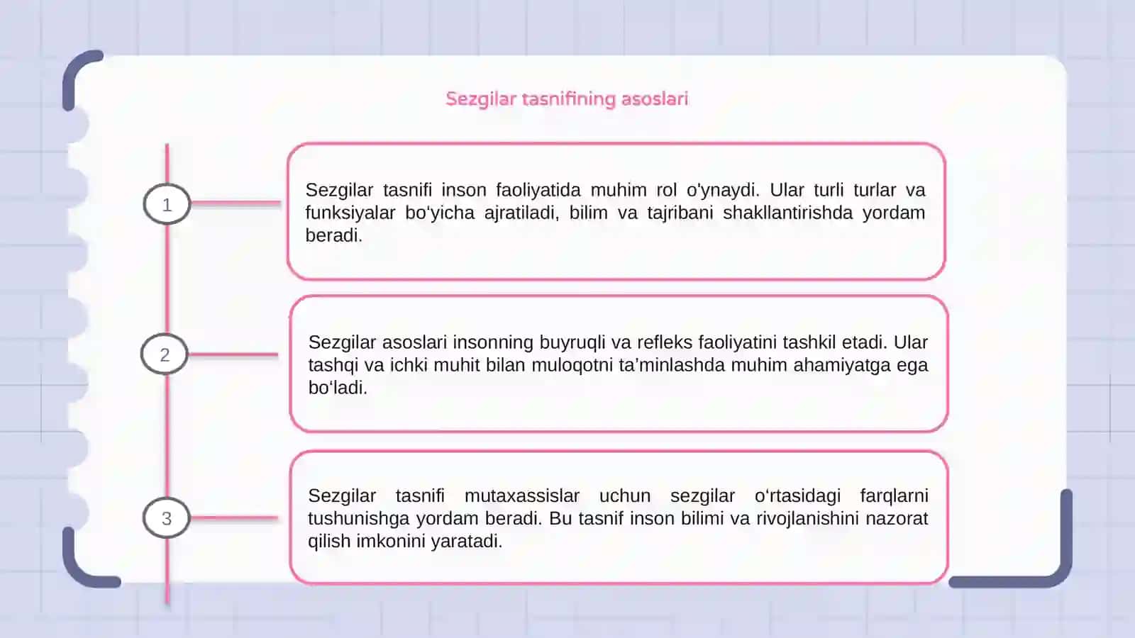 Sezgilar tasnifi 3
