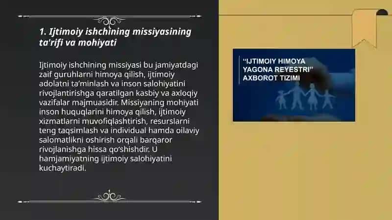 Ijtimoiy ishchining missiyasi 3