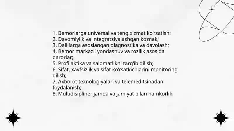 Davolash muassasalari faoliyatini tashkil etish, Bemorlar umumiy parvarishining mohiyati 3