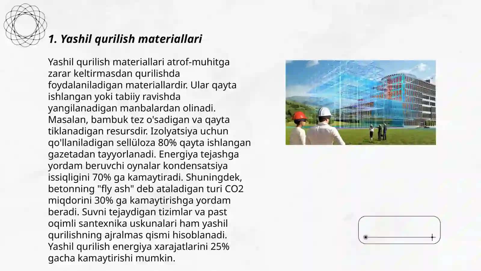 Yashil qurilish materiallari 3