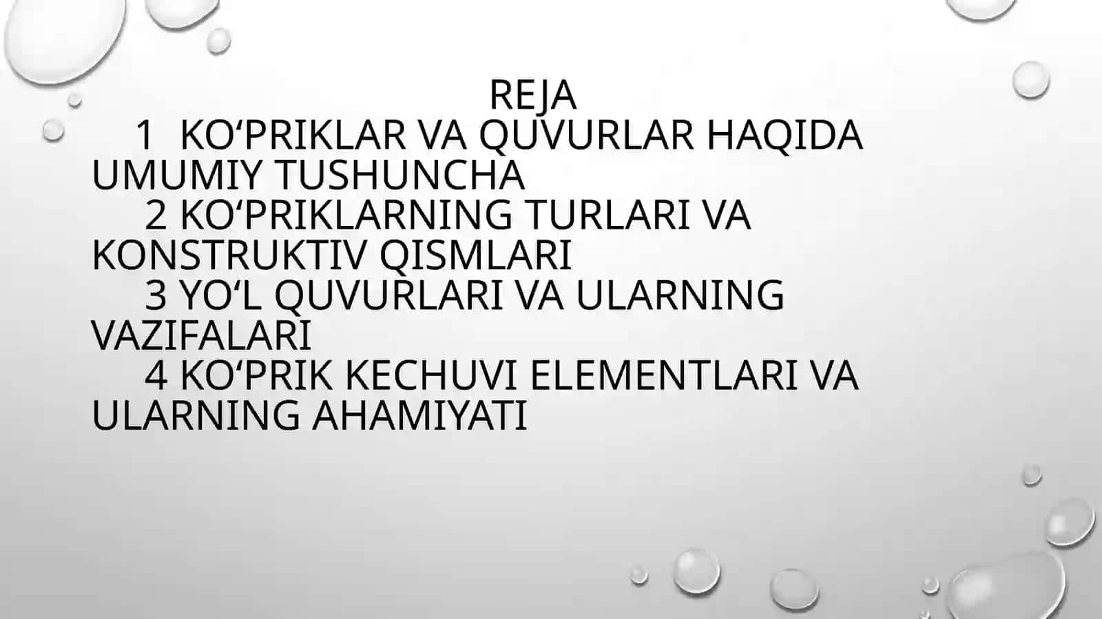 AVTOMOBIL YO’LLARIDAGI SUN’IY INSHOATLAR 3