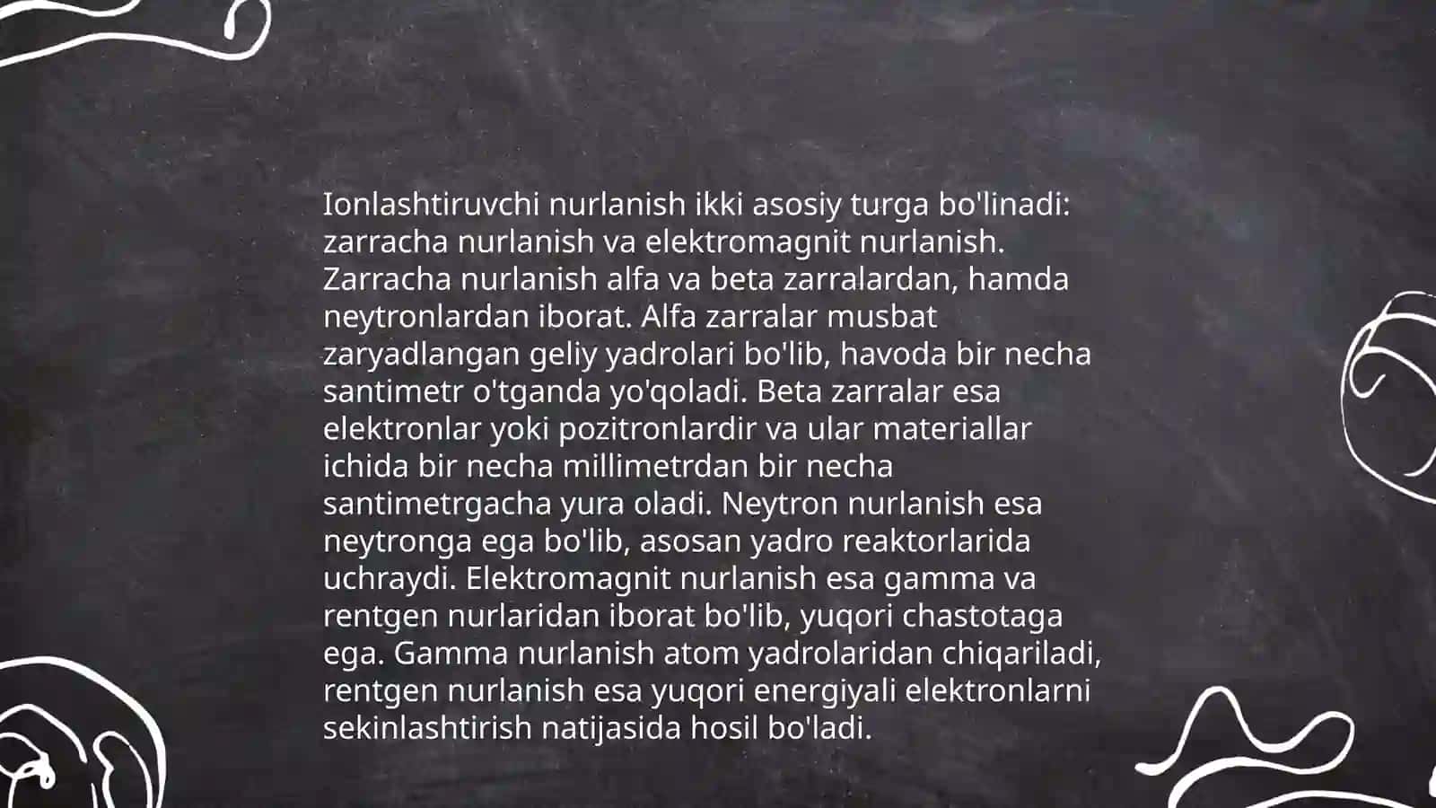 Ionlashturuvchi nurlanish manbalari 3