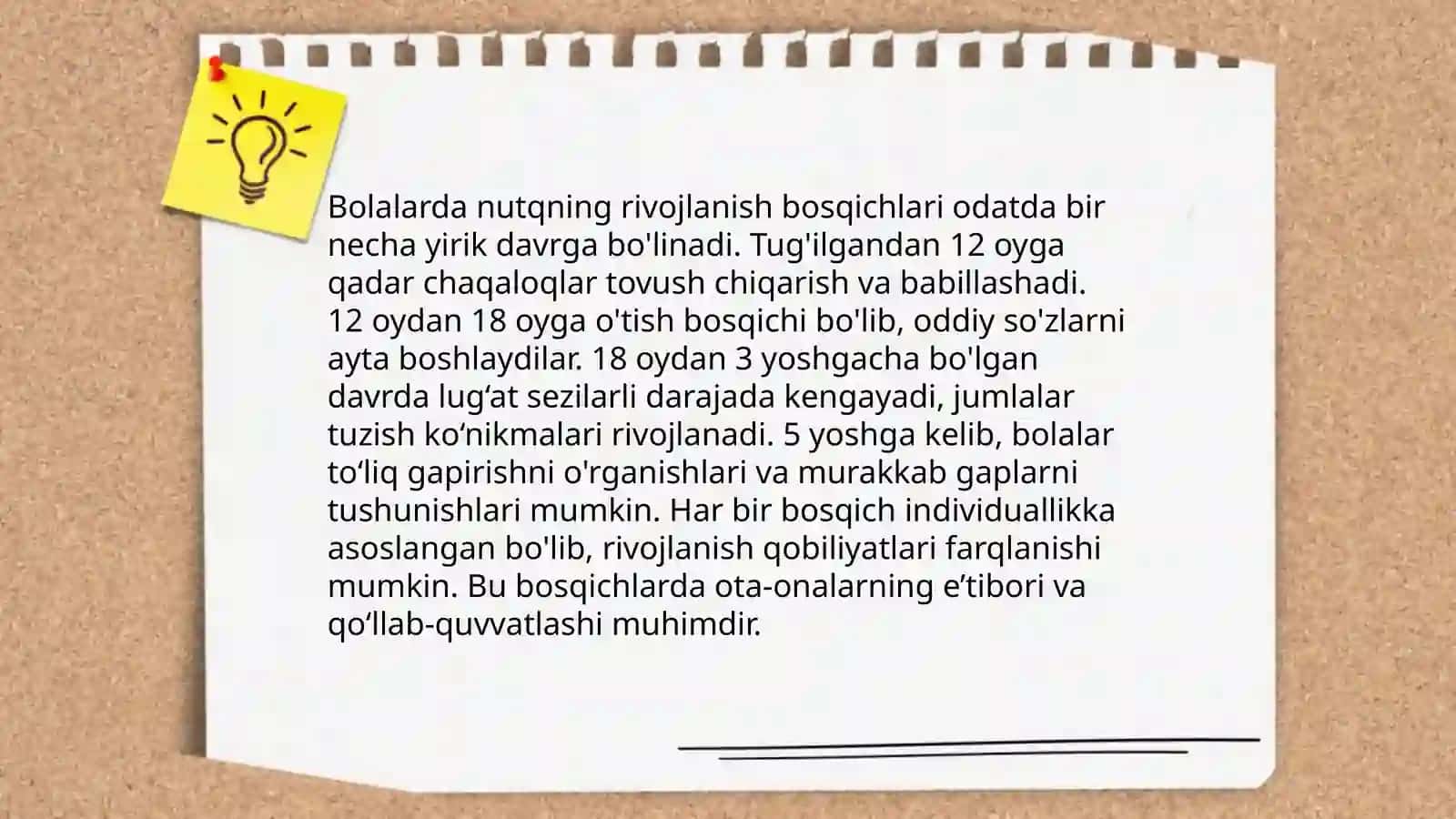 Bolalarda nutqning rivojlanish bosqichlari 3