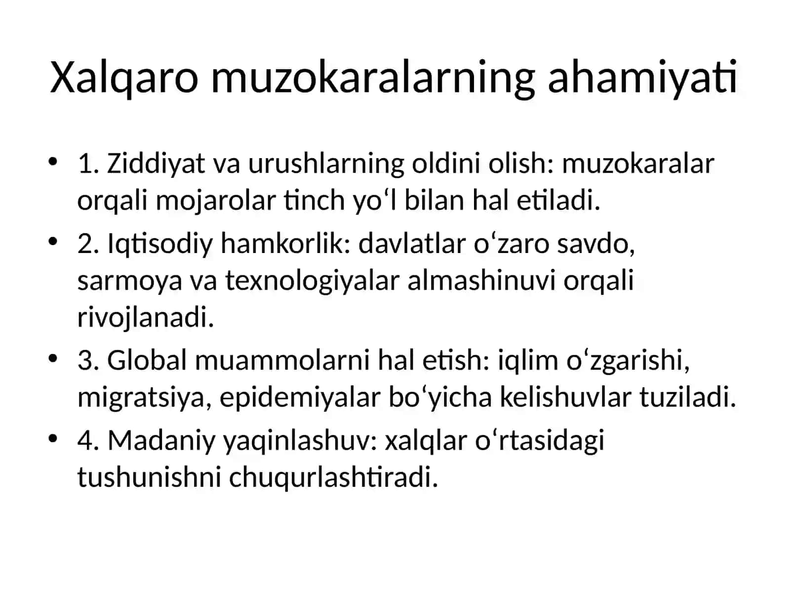 Xalqaro muzokaralar 3