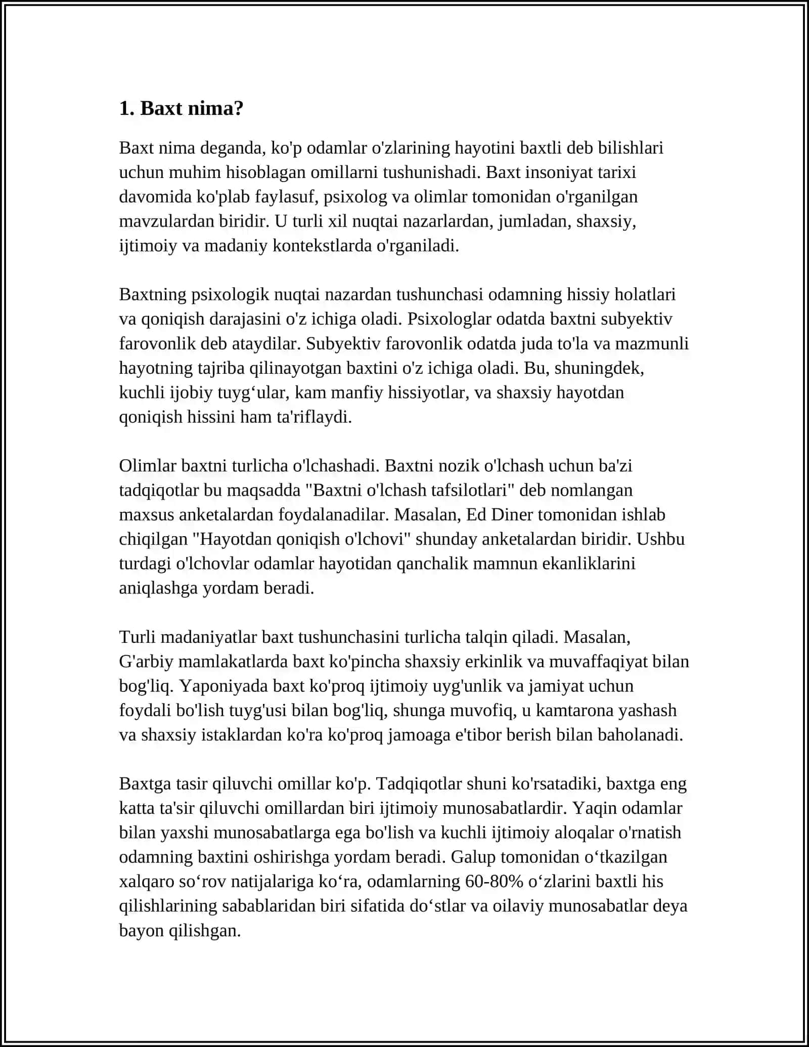 BAXT NIMA 3