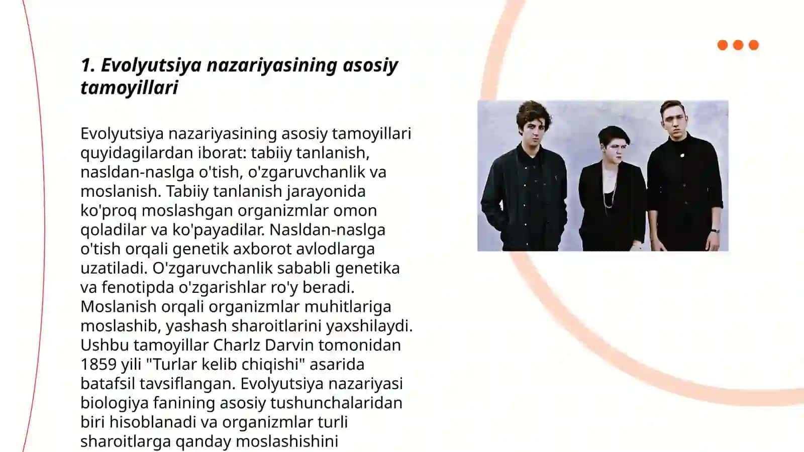 Evolyutsiya nazariyasi 3