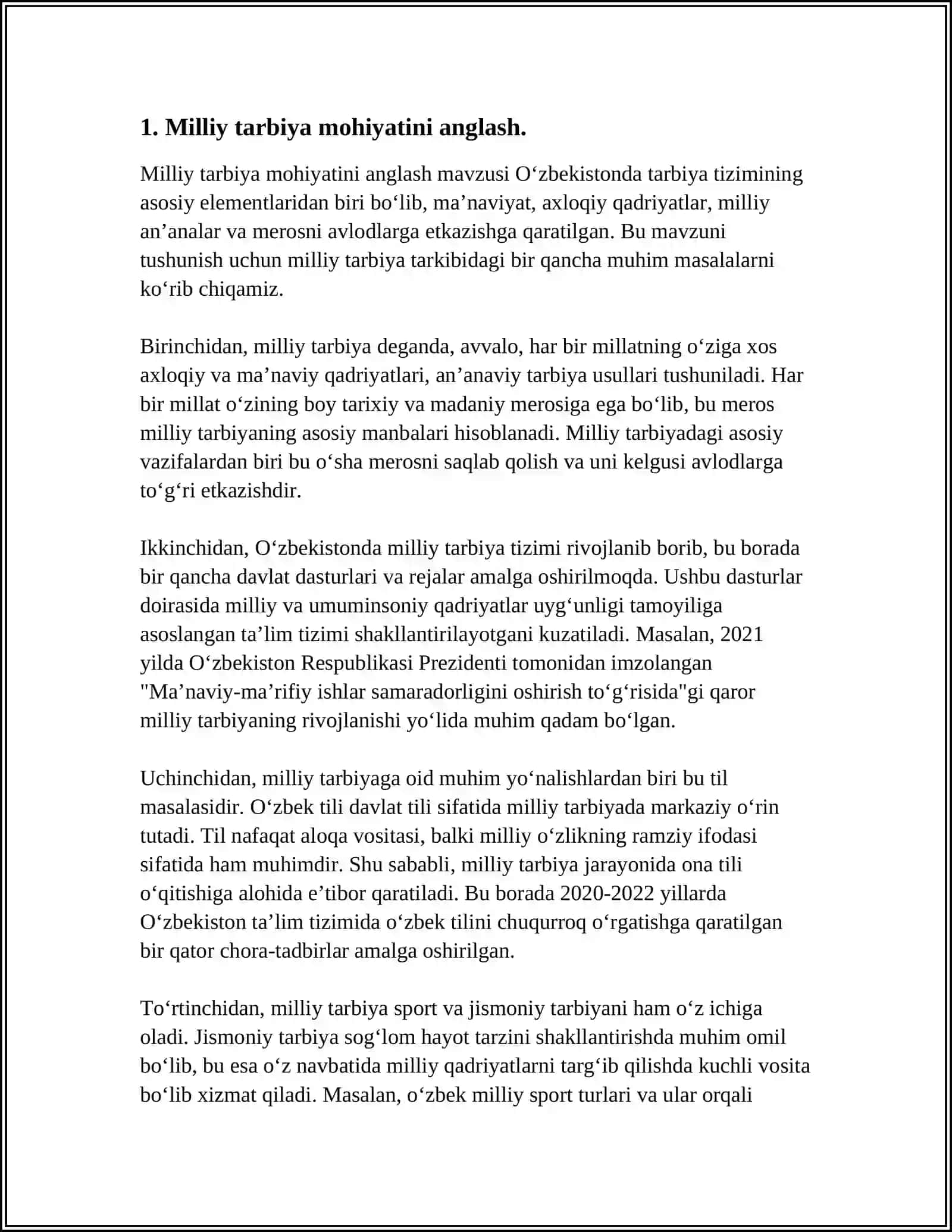 XALQ PEDAGOGIKASIDA MILLIY TARBIYA MAZMUNI 3