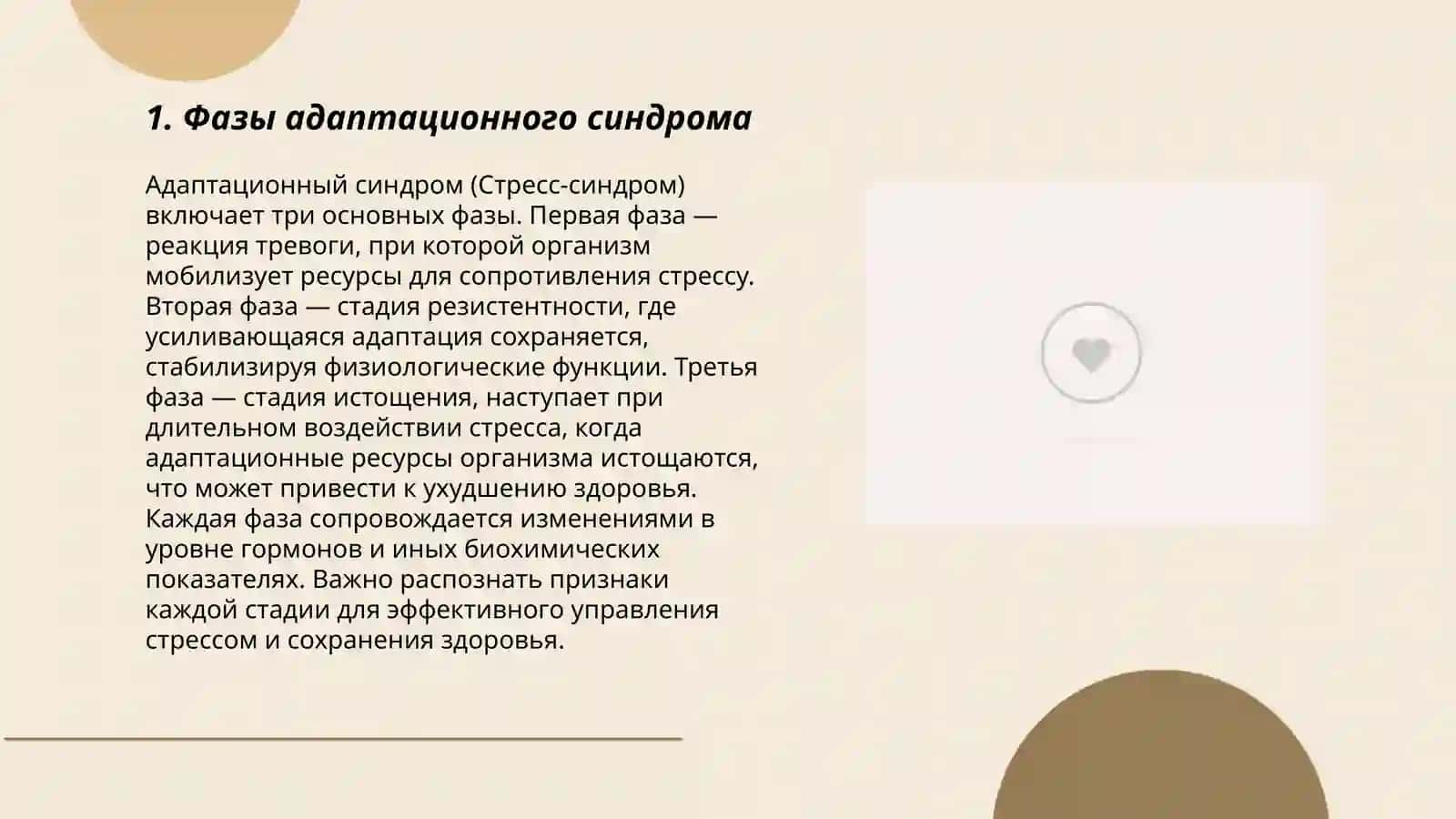 Адаптационный синдром и стресс 3