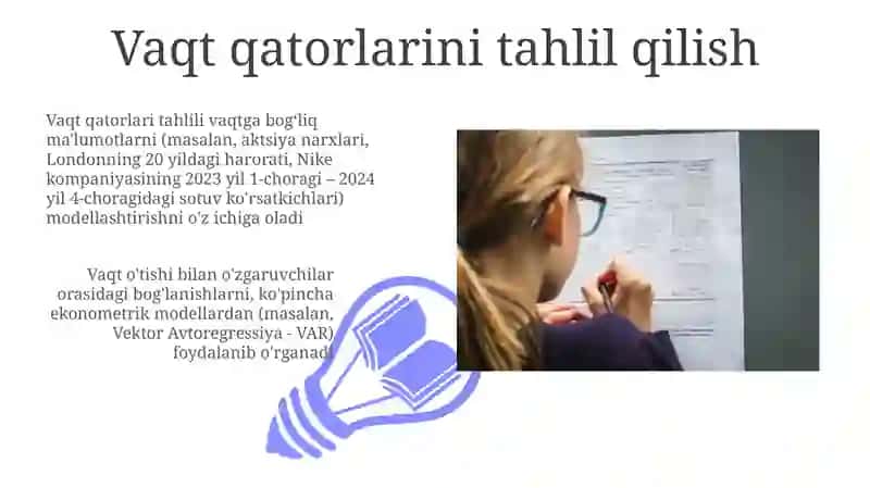 Statistik Dinamik Tahlilga Kirish 3