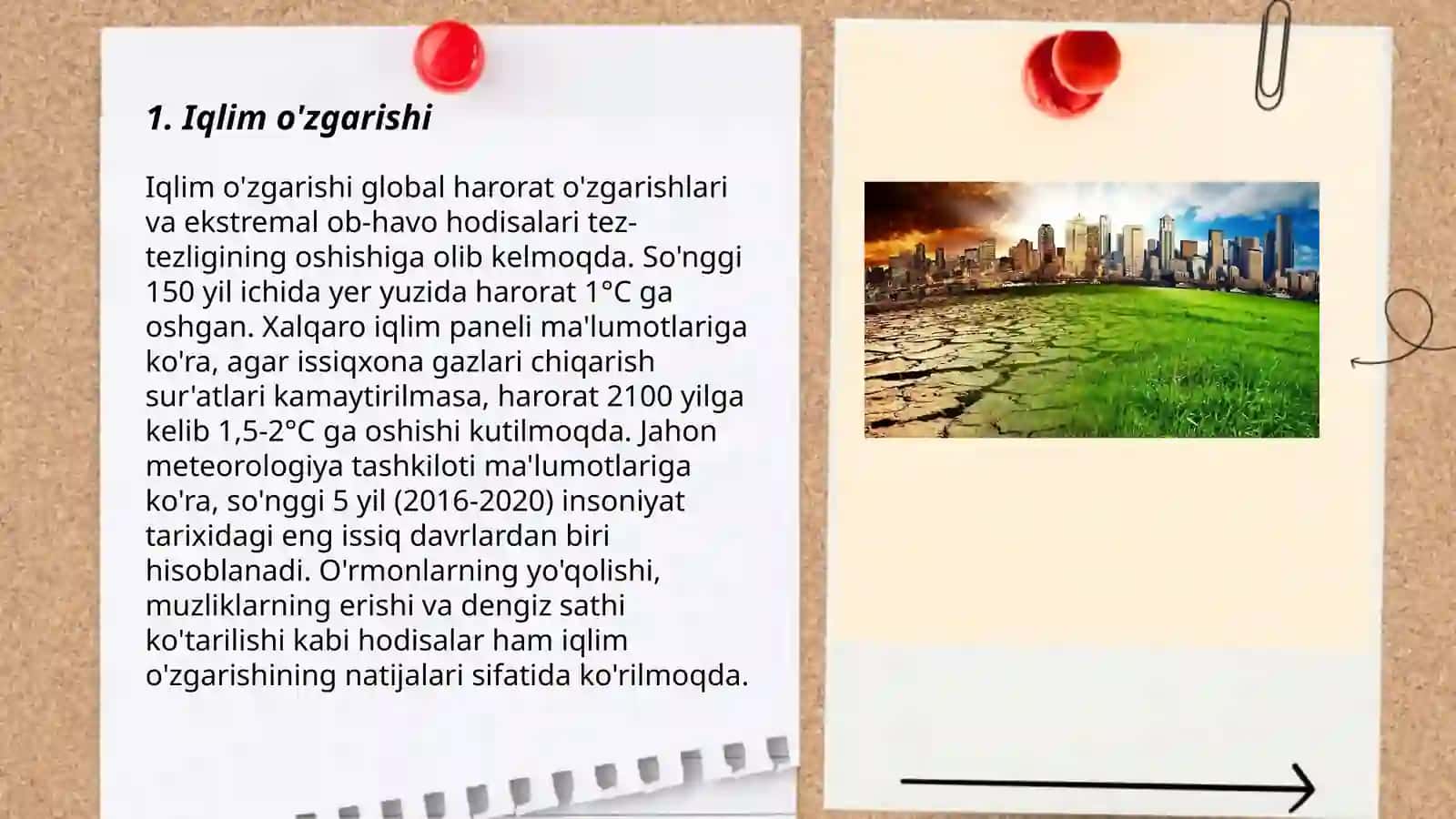 Iqlim o'zgarishi 3