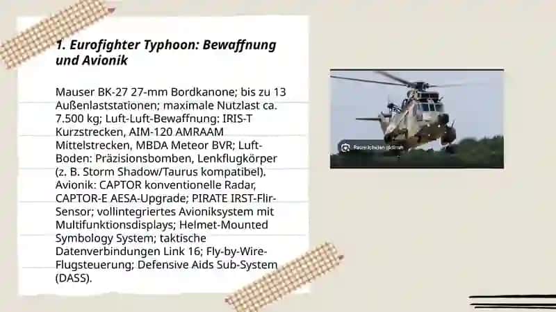 Eurofighter Typhoon: Bewaffnung und Avionik 3