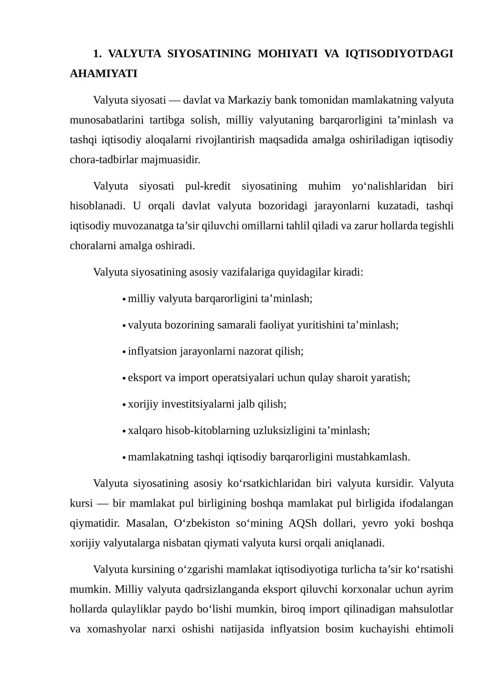 O‘ZBEKISTON RESPUBLIKASIDA VALYUTA SIYOSATI 3