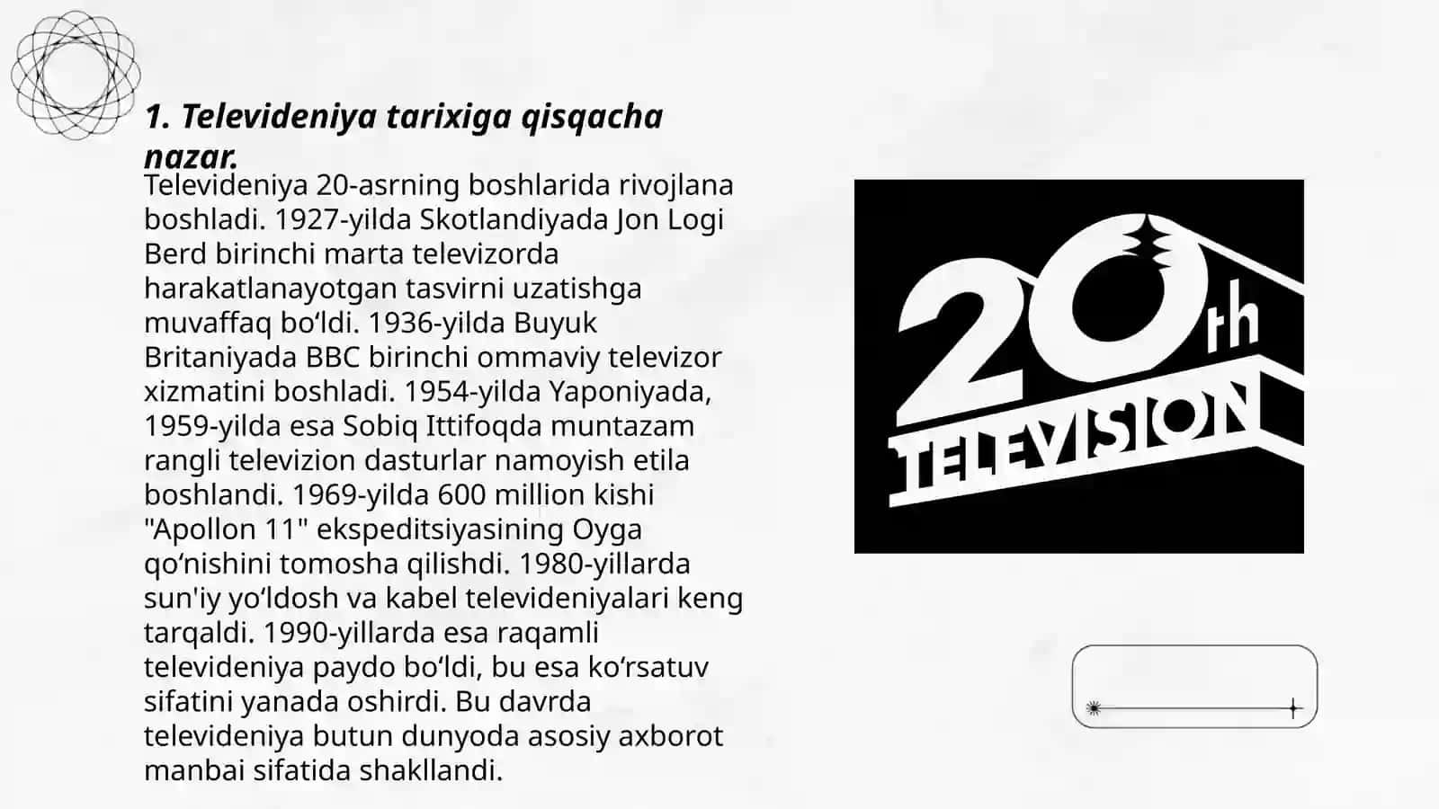 Televideniya-ko’ngilochar sanoatsifatida 3
