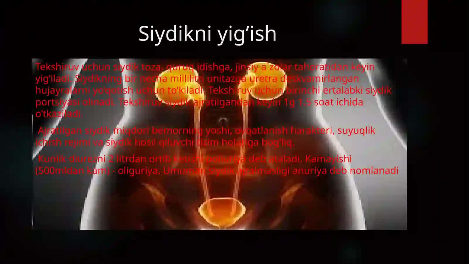 Buyrak kasalliklarining laborator diagnosti. 3