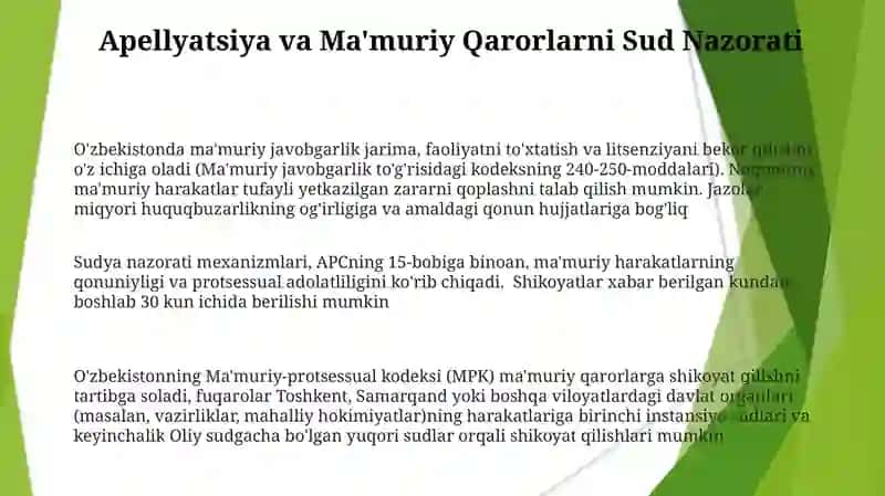 Ma'muriy Javobgarlik 3