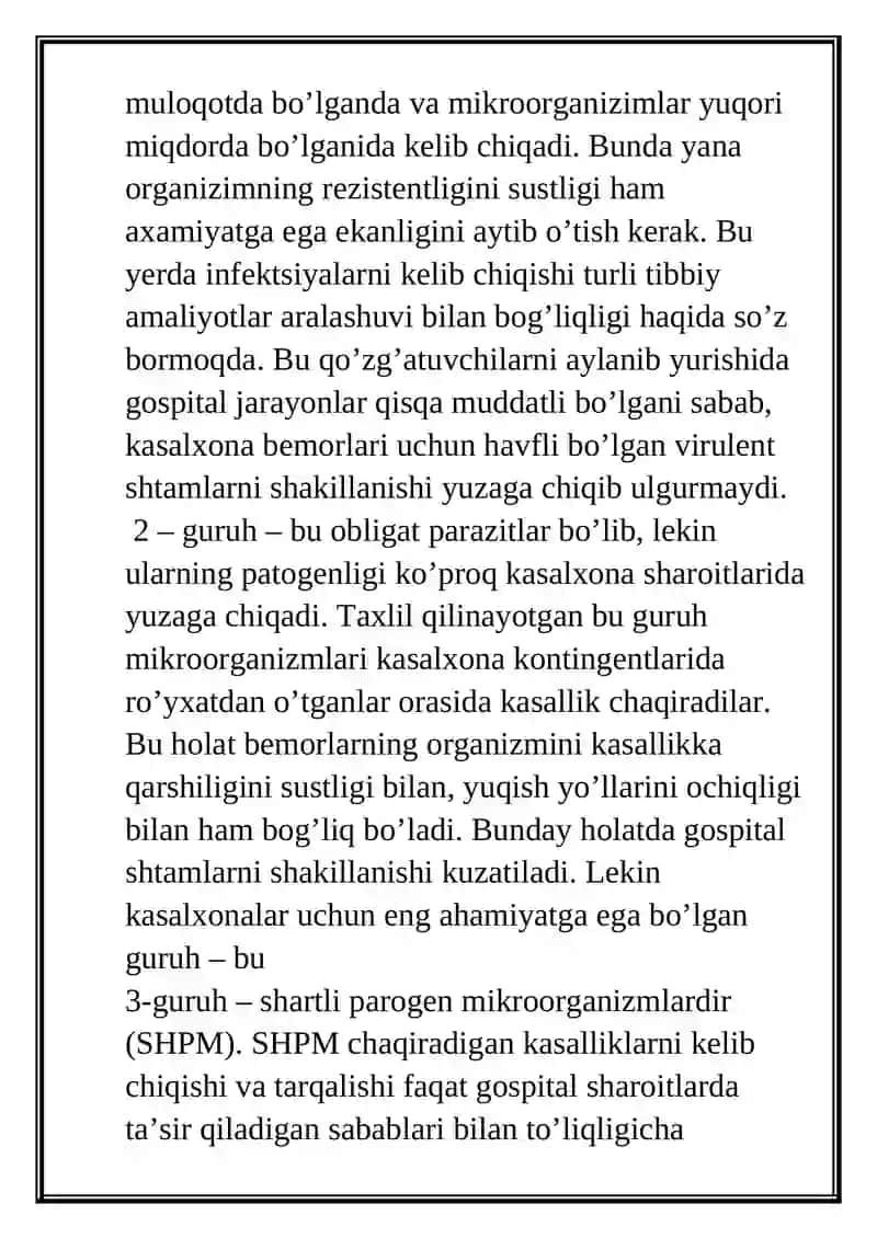Kasalxona Ichi Infektsiyalari 3