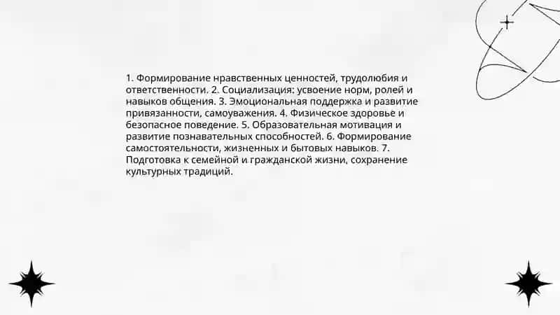Основы семейного воспитания 3
