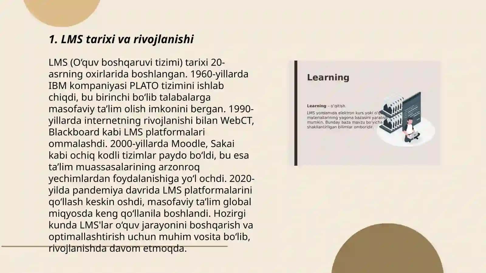 LMS ta'limni boshqaruv tizimlari 3