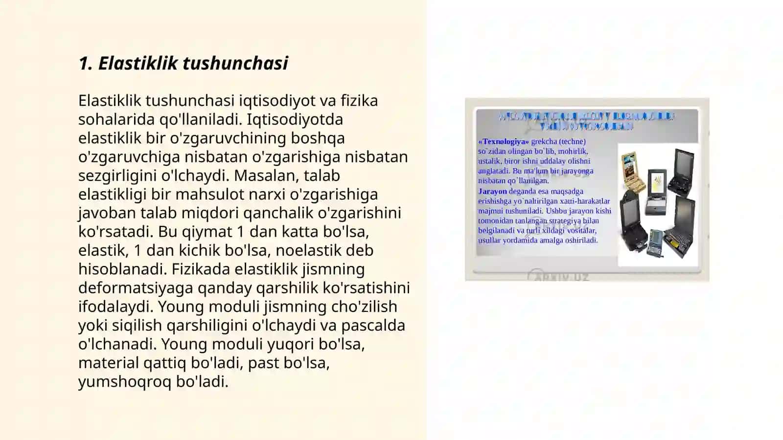 Elastiklikning iqtisodiy mohiyati va uning asosiy xususiyatlari 3
