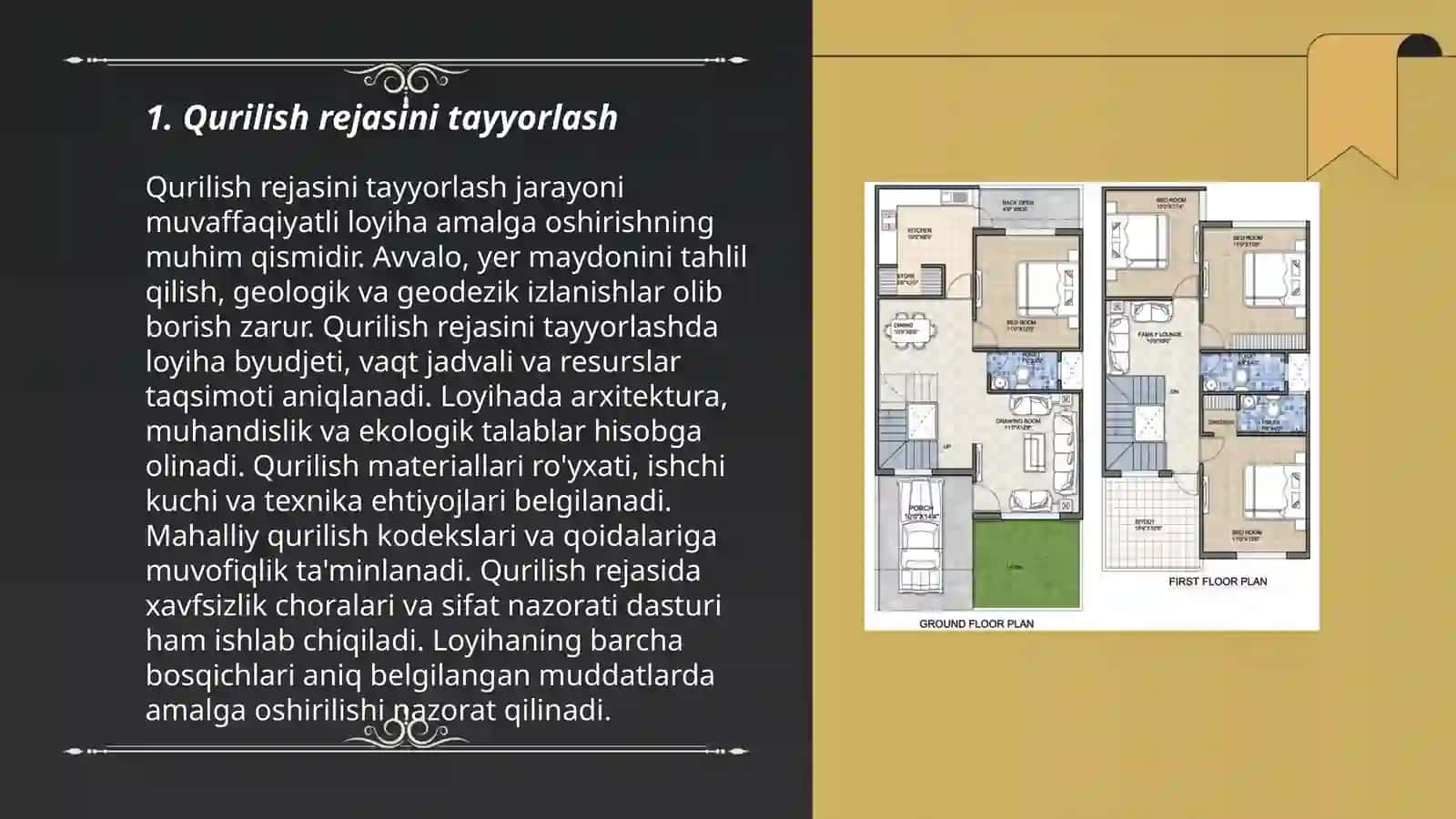 Qurilish rejasi 3