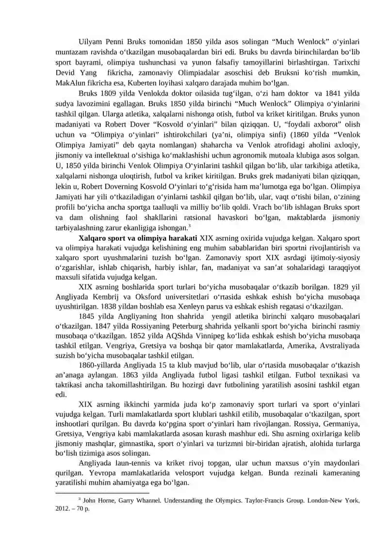 ZAMONAVIY OLIMPIYA O‘YINLARINING QAYTA TIKLANISHI 3