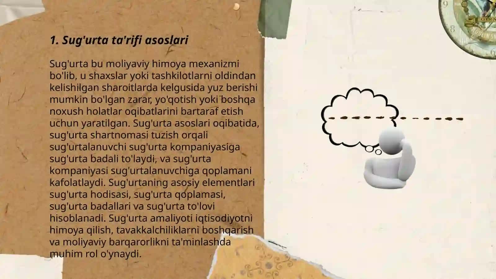 Sug’urta ta'riflari 3