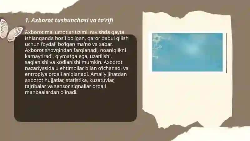 Axborot nima va uning manbalari 3