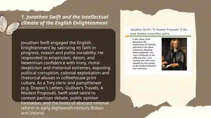 English Enlightenment J. Swift's literary creativity 3