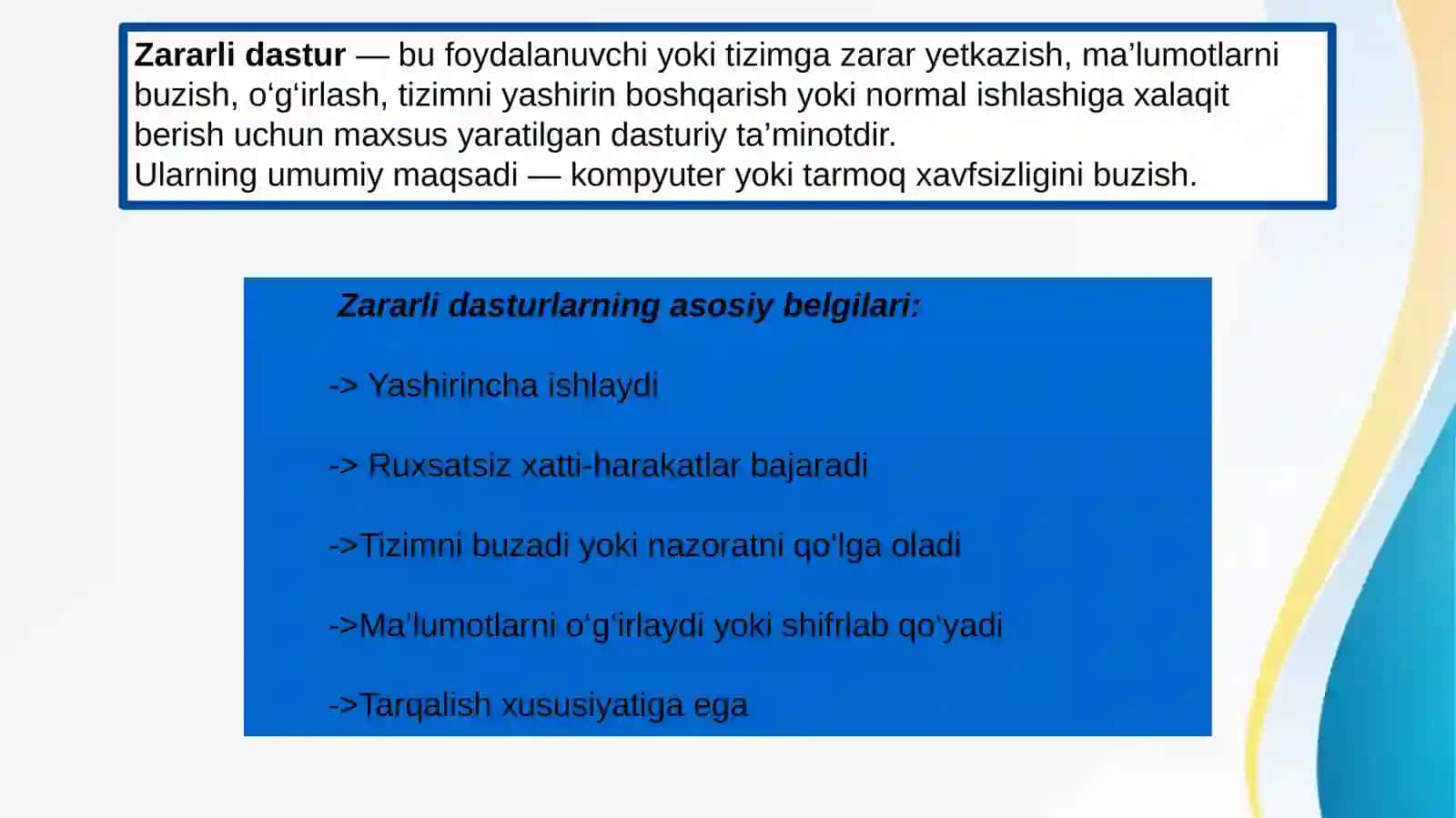 Zararli dasturlarni aniqlash va bartaraf etish usullari 3