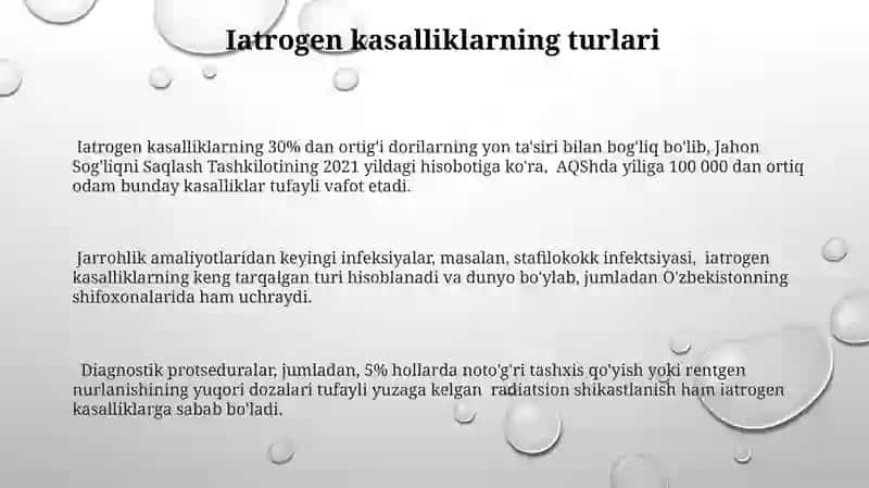 Iatrogenez tushunchasi 3