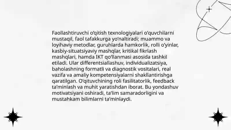 Ilgʻor pedagogik texnologiyalar 3