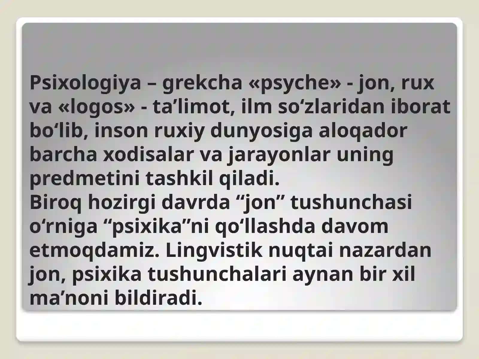 Psixologiya fanining maqsad va vazifalari 3