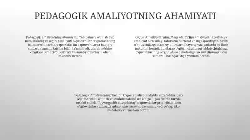 O'Quv Va Pedagogik Amaliyotni Tashkil Etish 3