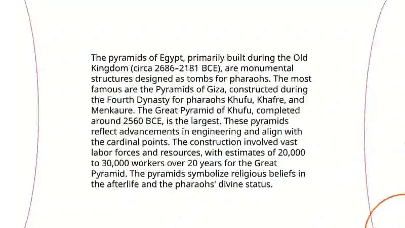 Project description of the pyramids 3