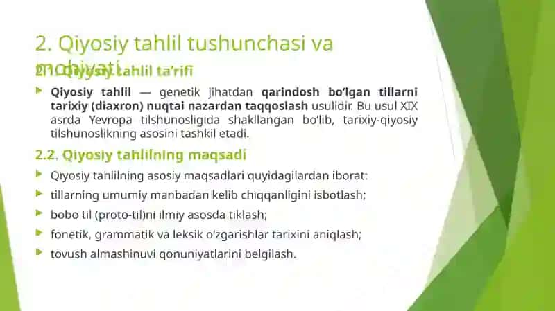 Qiyosiy tilshunoslik 3