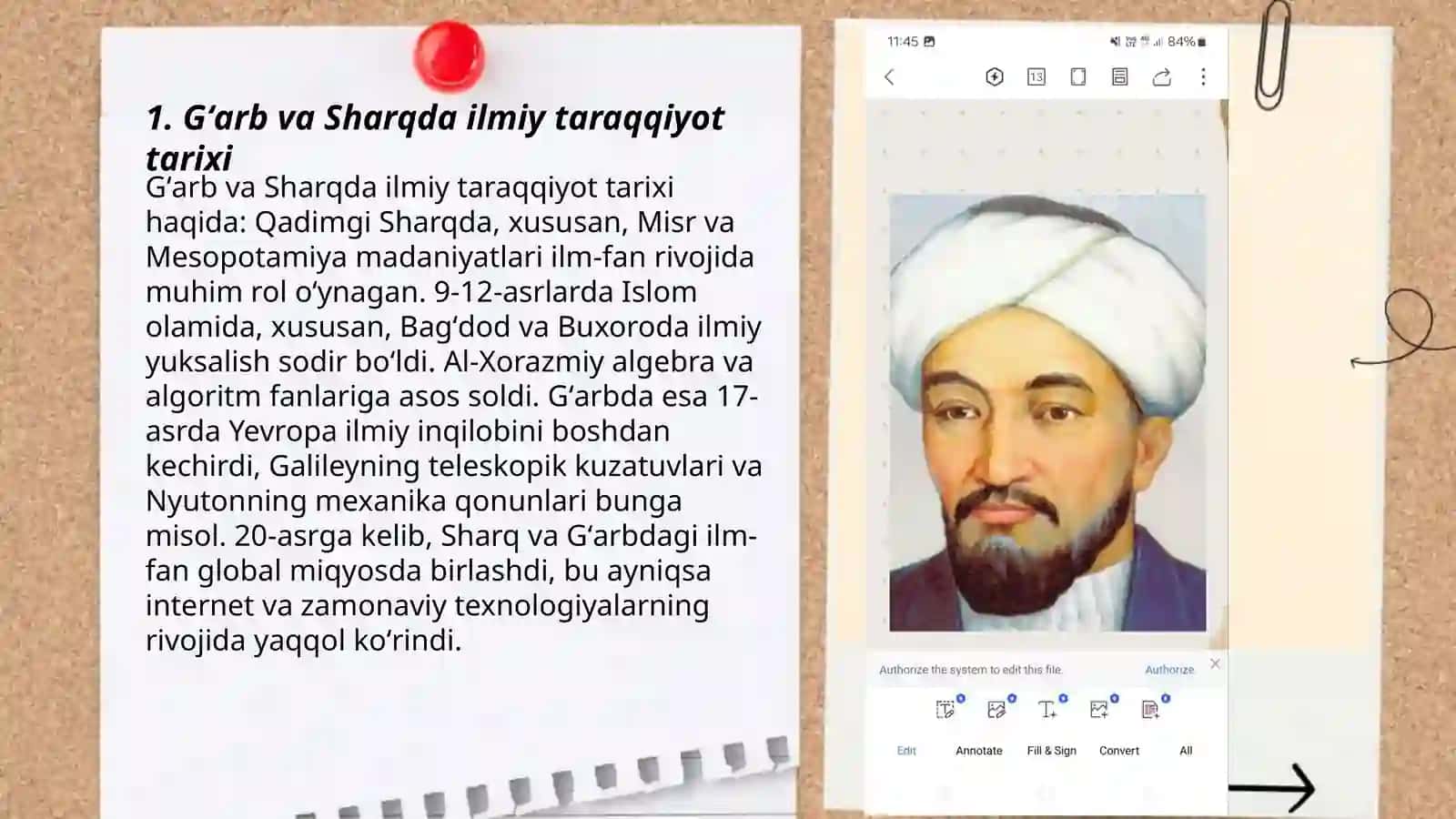 Gʻarb va Sharqda ilmiy taraqqiyot tarixi 3